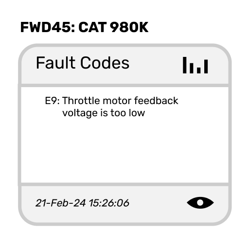Fault Code Caterpillar CANbox